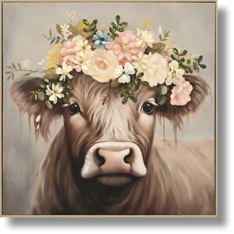 Meadow Muse - 32" x 32" Framed Wall Art