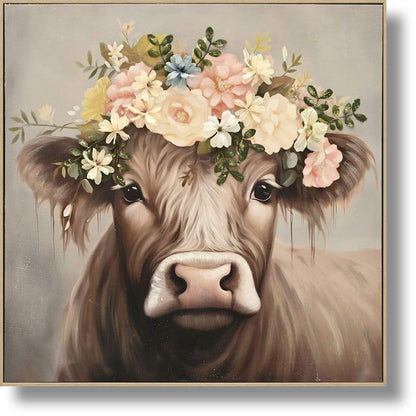 Meadow Muse - 32" x 32" Framed Wall Art
