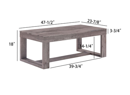 Knott - Table Set (Coffee & 2 End Tables) - Light Brown