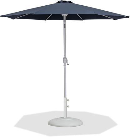 Fiji - Aluminum Patio Umbrella With Round White Base