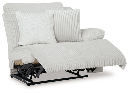 Top Tier - Raf Zero Wall Power Recliner - Alloy