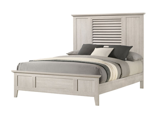 Sarter - King Bed - White