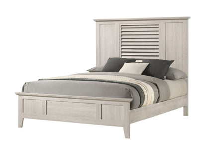 Sarter - King 5 Piece Bedroom Set - White