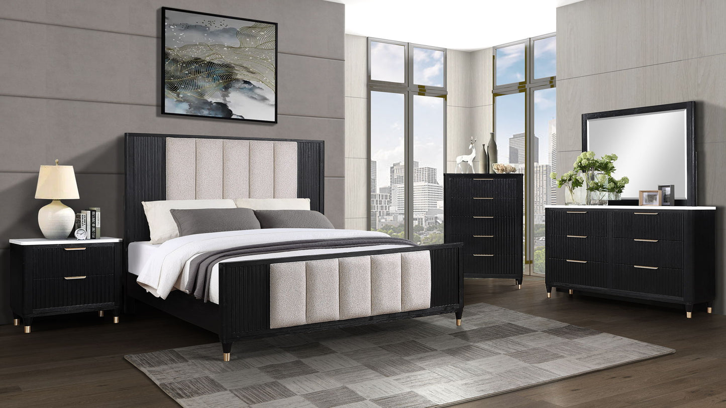 Kara - King Bed - Black
