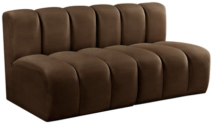 Arc - Velvet 2 Seats Modular Sofa