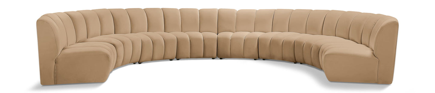 Infinity - 8 Piece Modular Sectional - Camel