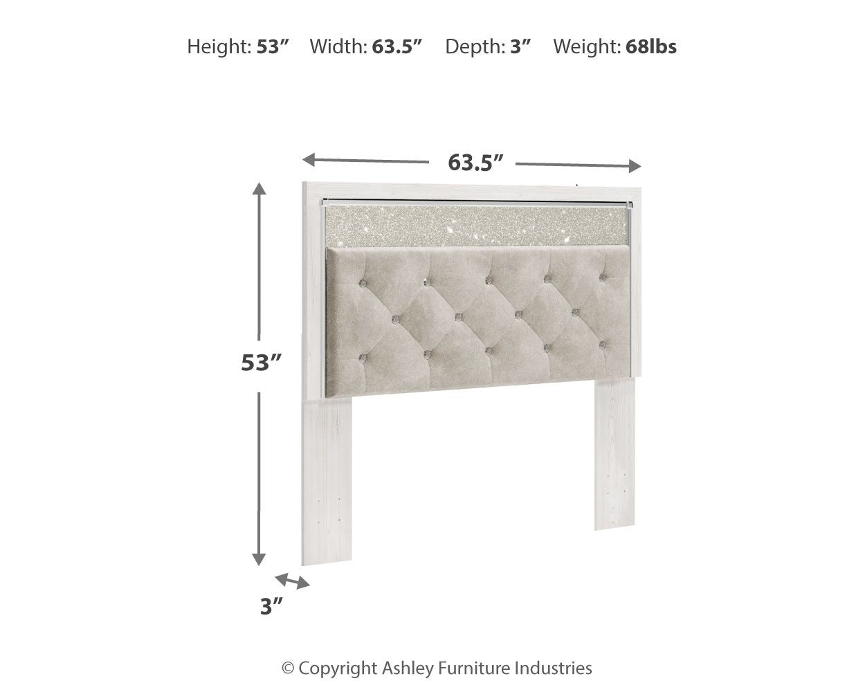 Altyra - Upholstered Panel Headboard