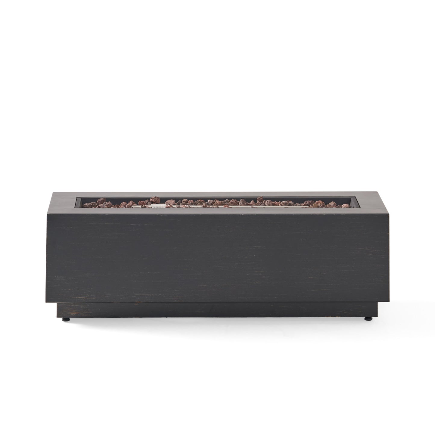 Modern Rectangular Iron Fire Pit 50, 000 Btu