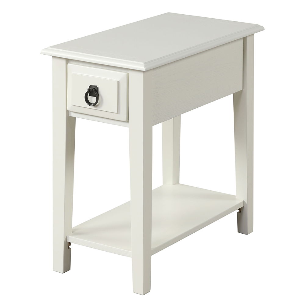 Jeana - Accent Table - White