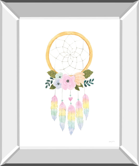 Lets Chase Rainbows IX By Jenaya Jackson - Mirror Framed Print Wall Art - White