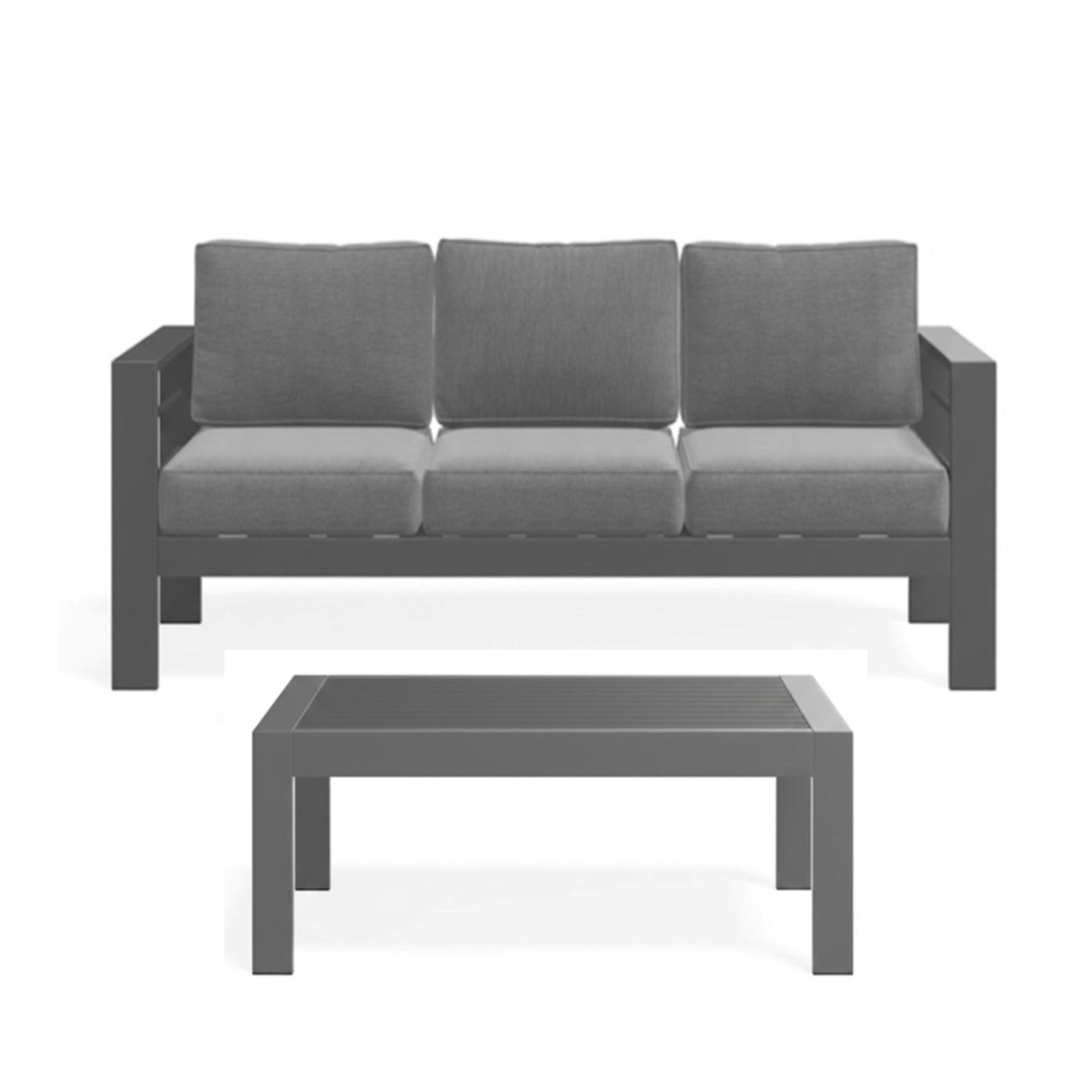 Outdoor Patio Set, All-Weather With Thick Cushions