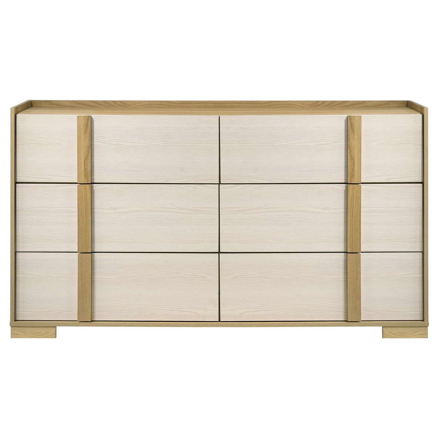 Lincoln - 6 Drawer Dresser - Natural
