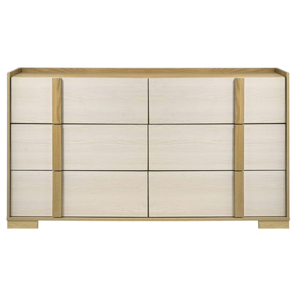 Lincoln - 6 Drawer Dresser - Natural