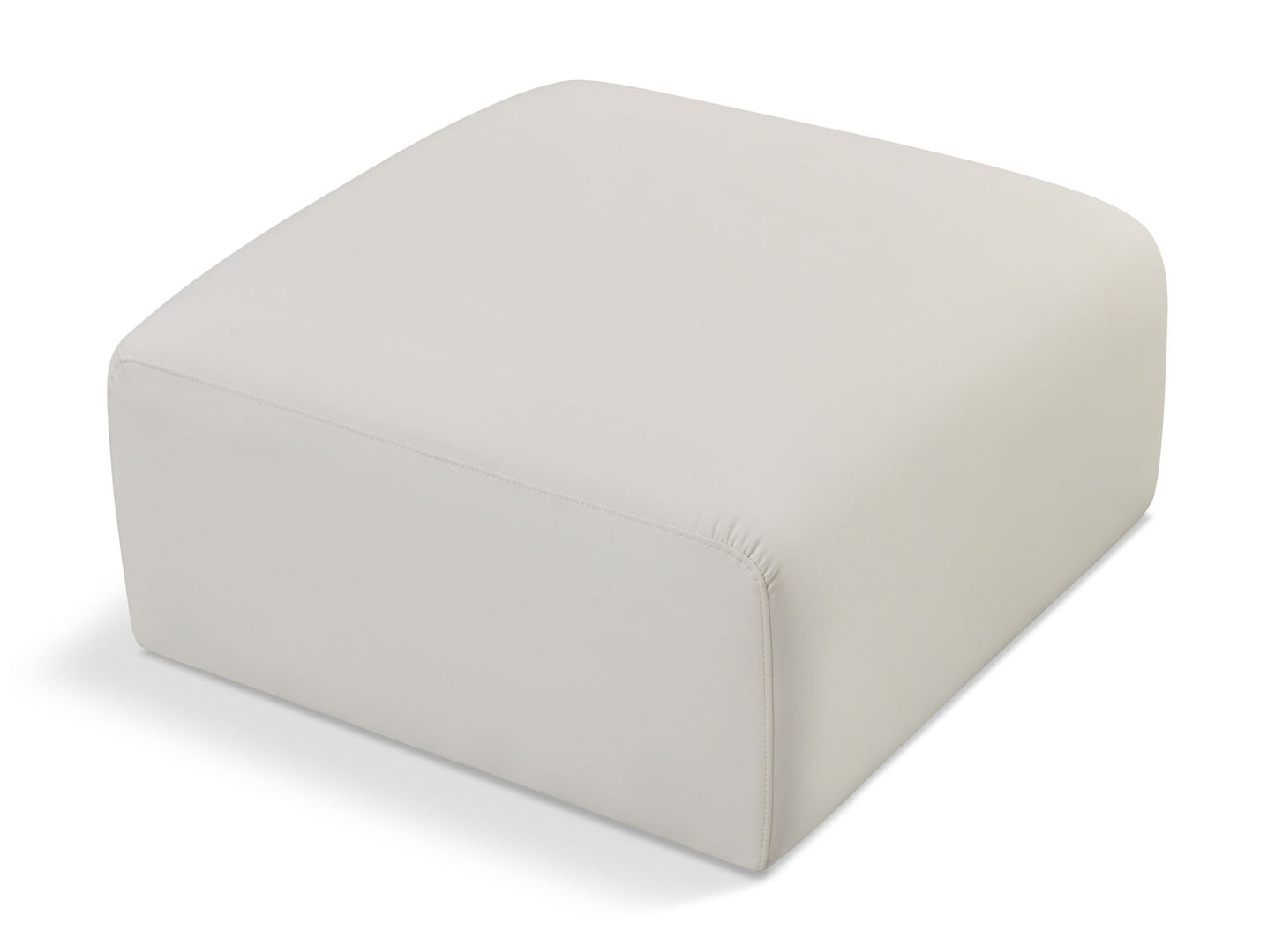 Arc - Faux Leather Ottoman