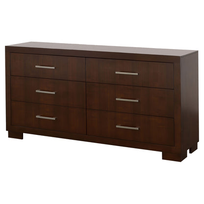 Polk - 6 Drawer Dresser - Cappuccino