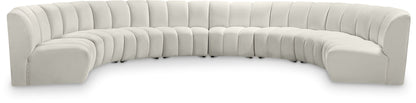 Infinity - 8 Piece Velvet Modular Sectional