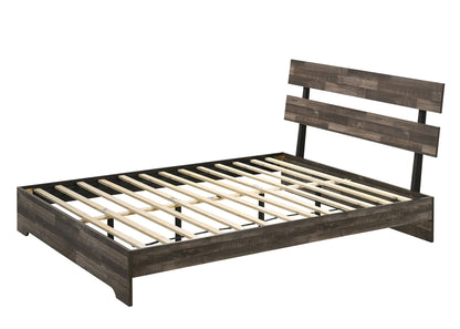 Atticus - King Bed In One Box - Brown