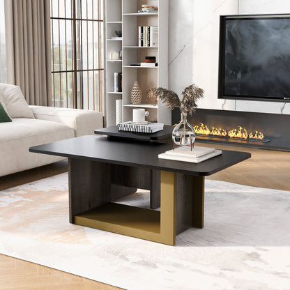 Small Square Coffee Table With End Table (Set of 2)