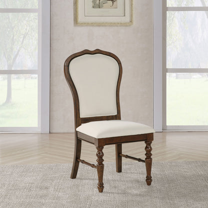 Claire - Upholstered Dining Side Chair (Set of 2) - Ivory