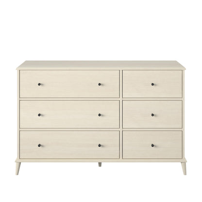 Farnsworth - 6 Drawer Dresser - Ivory