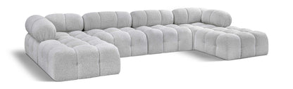 Ames - 6 Piece Fabric Modular U-Shaped Sectional