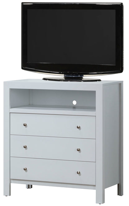 Elegant Transitional Media Chest