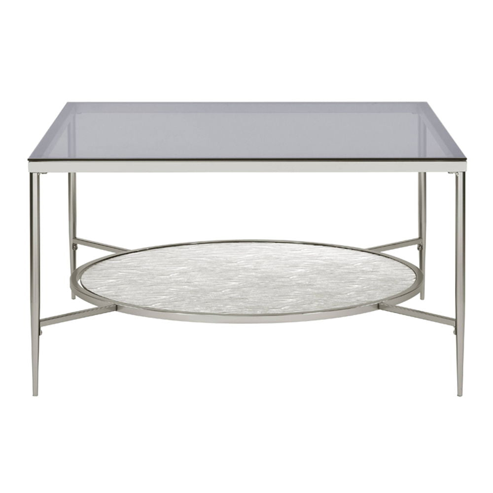Adelrik - Coffee Table - Glass & Chrome