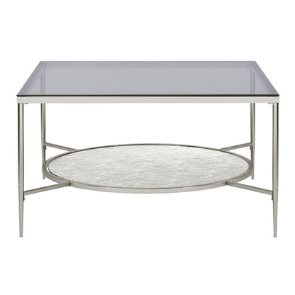 Adelrik - Coffee Table - Glass & Chrome