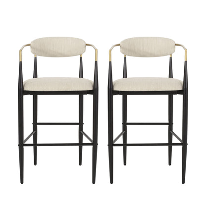 Counter Height Upholstered Barstools (Set of 2)
