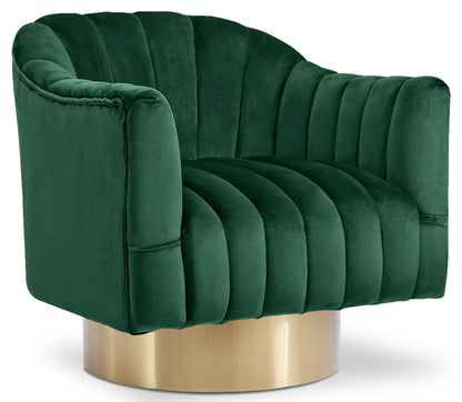 Farrah - Accent Chair with Gold Base
