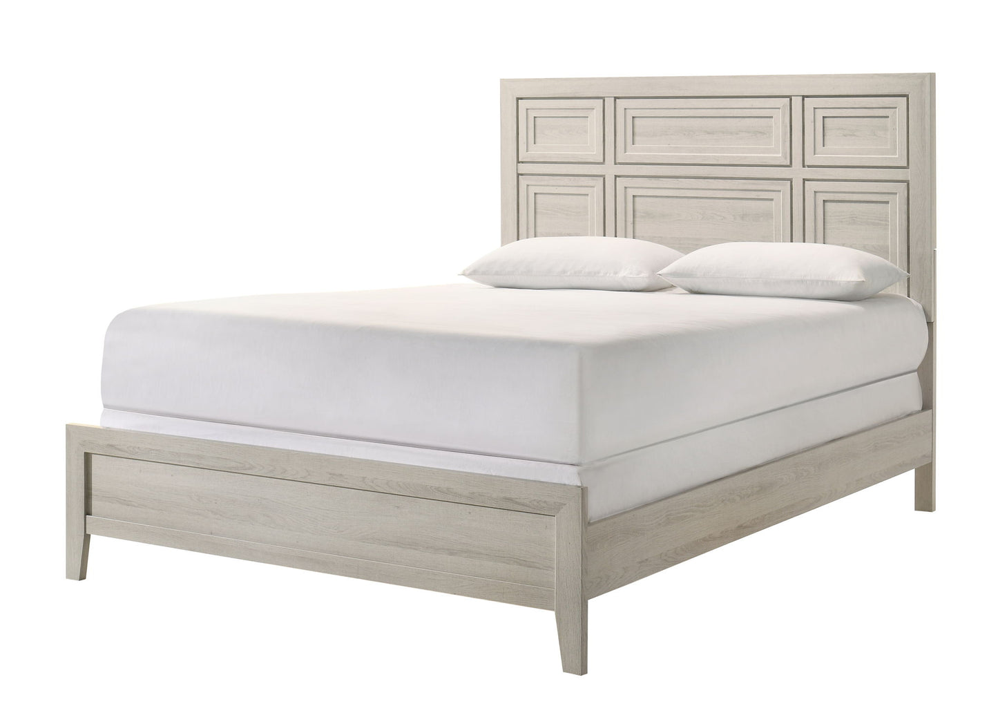Lorraine - King 5 Piece Bedroom Set - Antique White
