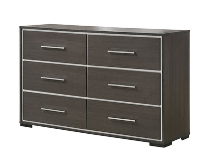 Sharpe - Queen 5 Piece Bedroom Set - Dark Gray