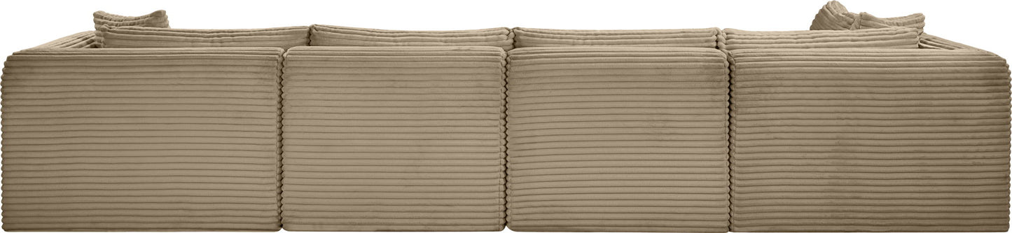 Shaggy - Fabric 5 Piece Modular Sectional