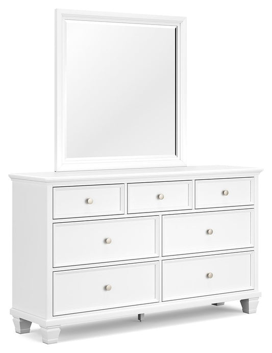 Fortman - Dresser And Mirror - White