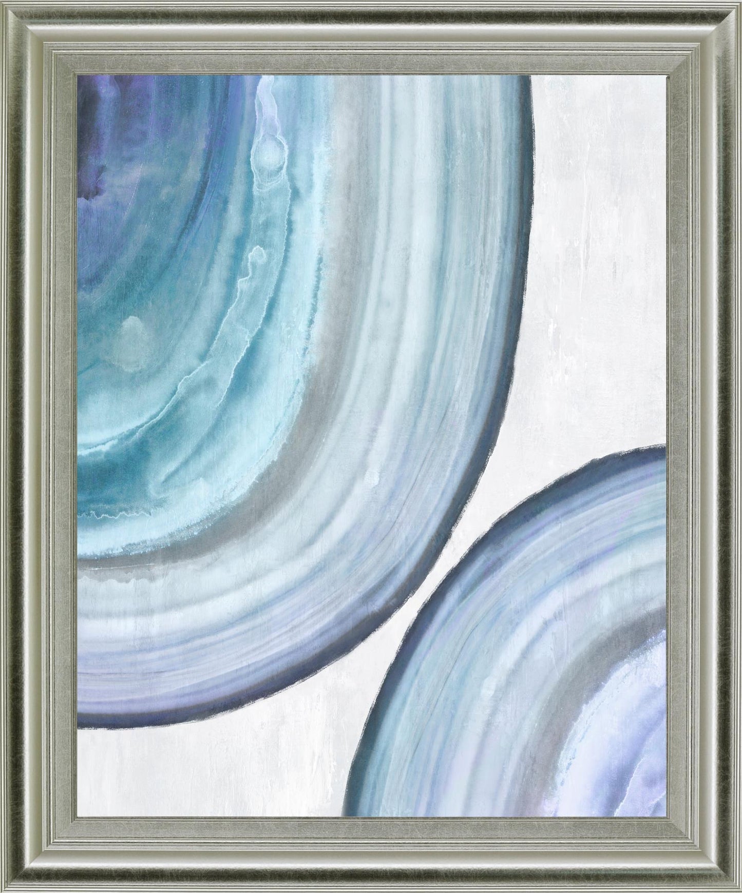 Icy Vortex - 28" x 34" Framed Wall Art