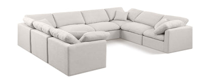 Indulge - Linen 8 Piece Modular Sectional