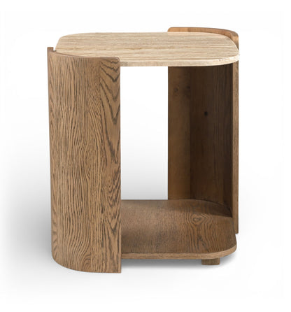 Calabria - Marble And Oak Wood Table