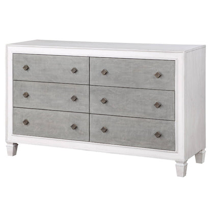 Katia - Dresser - Rustic Gray & Weathered White
