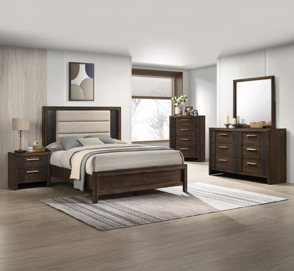 Carlton - Queen Bed - Brown