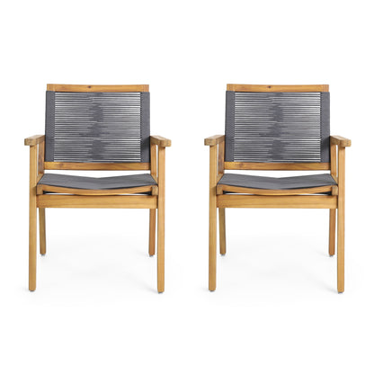 Outdoor Rope Dining Chair (Set of 2)