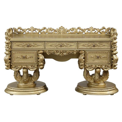 Bernadette - Vanity Desk - Gold