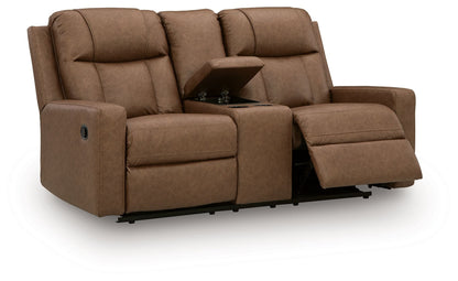 Mackmenville - Double Reclining Loveseat With Console
