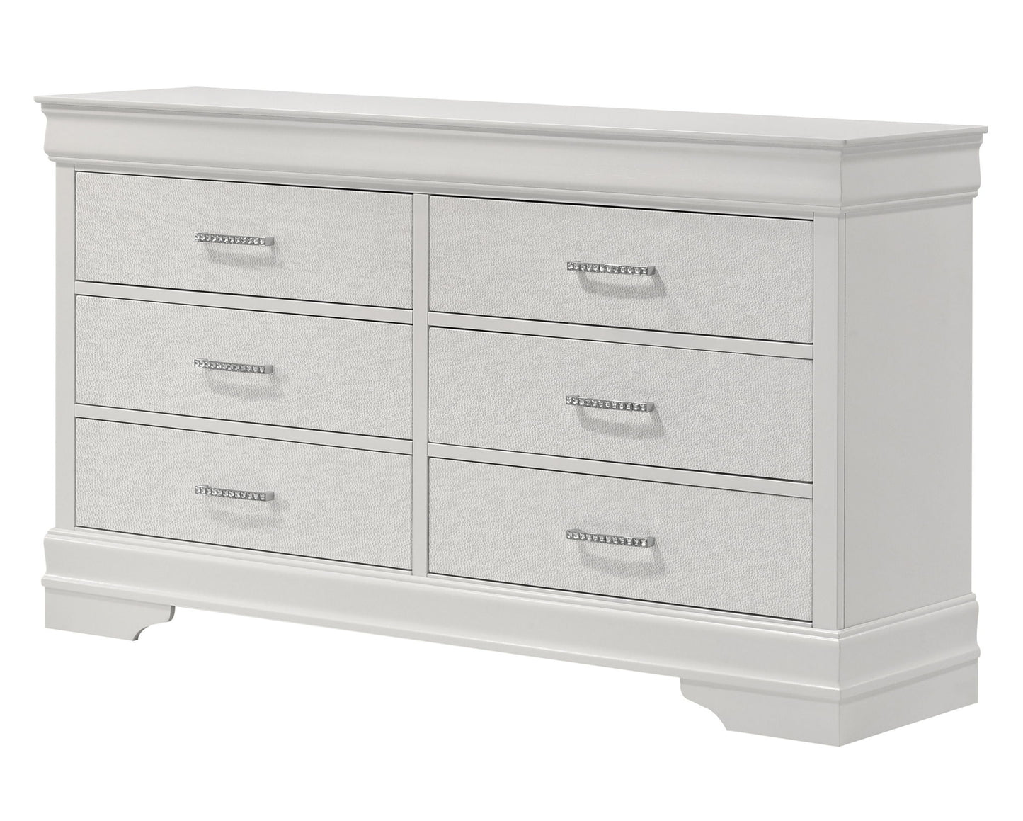 Amalia - Dresser & Mirror - White