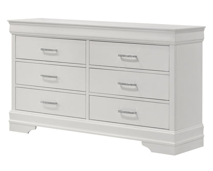 Amalia - Dresser & Mirror - White