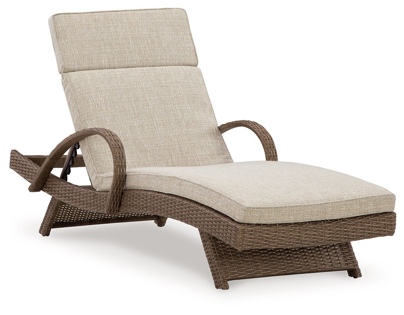 Beachcroft - Chaise Lounge With Cushion - Beige