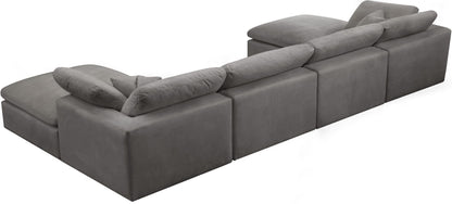 Cozy - 6 Piece Modular Double Chaise Sectional