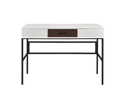 Verster - Writing Desk With USB - Natural & Black