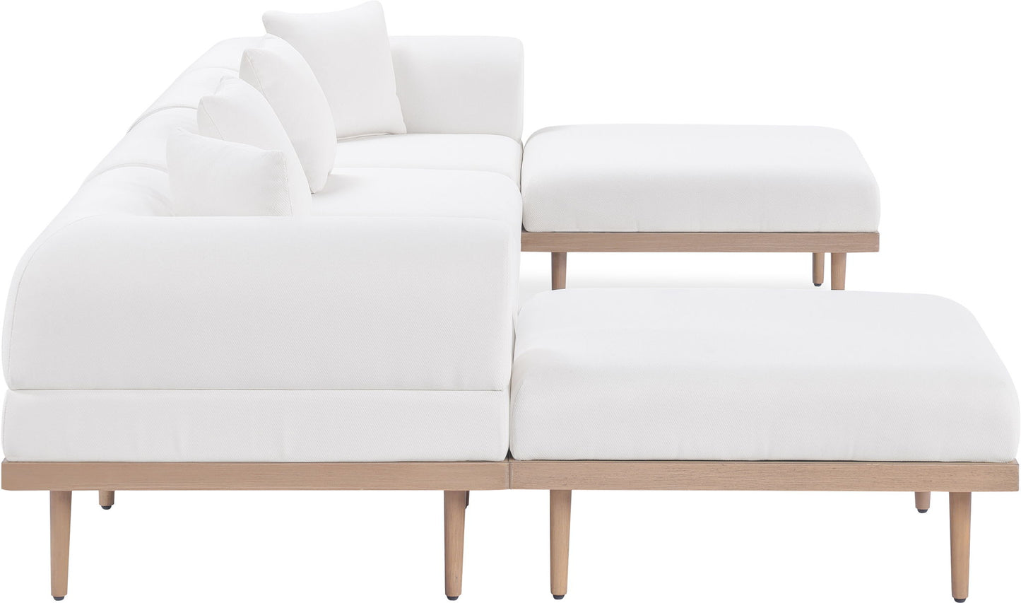 Laguna - 6 Piece 142" Outdoor Patio Modular Sectional