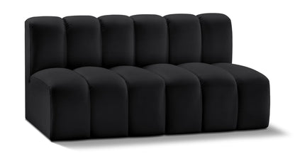 Arc - Faux Leather 2 Seats Modular Sofa