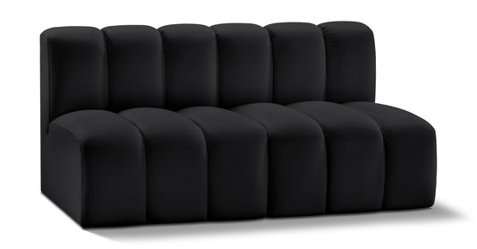 Arc - Faux Leather 2 Seats Modular Sofa
